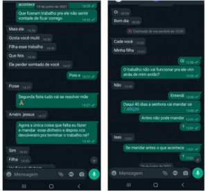 Repercussão: Conversas do WhatsApp mostram taróloga dizendo para moradora de Palmas que homem 'enfeitiçado' poderia morrer se ela não depositasse dinheiro; VEJA