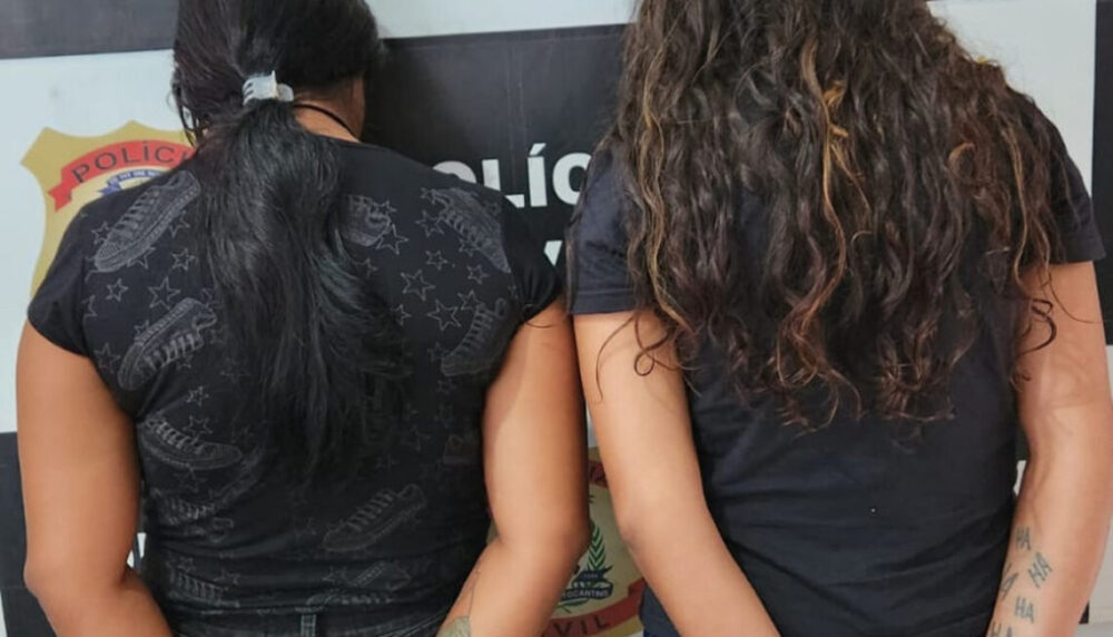 Mulheres do crime: Dupla é presa por associação e tráfico de drogas no interior do Tocantins