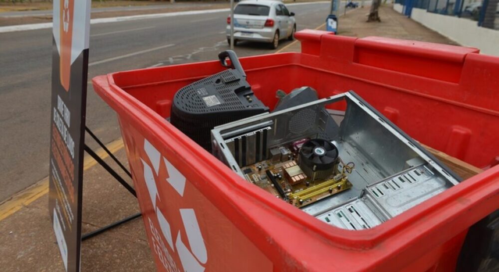 Campanha de descarte correto de eletroeletrônicos e eletrodomésticos é realizada na região sul de Palmas; veja o que pode ser descartado