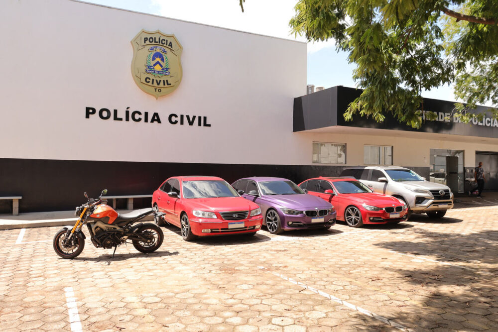 OPERAÇÃO 'TÁ NO GRALE': Polícia Civil apreende cinco veículos de luxo obtidos ilegalmente por meio de rifas digitais em Palmas