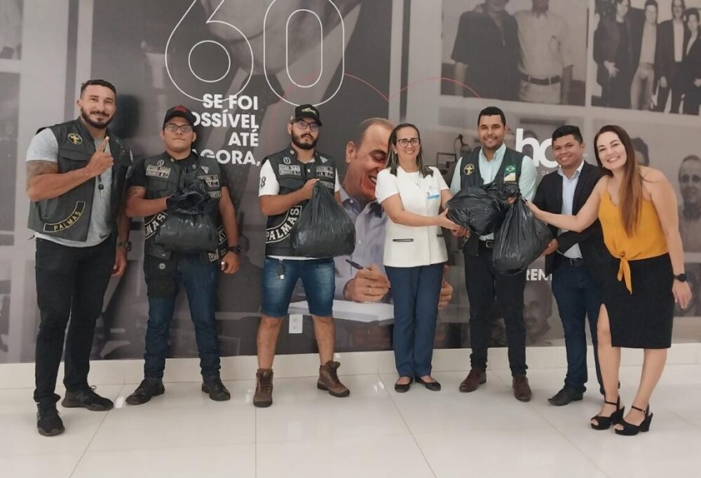 Instituto de Juventude (ITDJ) realiza junto a Moto Clubes de Palmas a doação de lacres para a campanha 