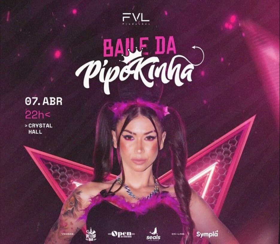 Baile da Pipokinha: MC se apresenta em Palmas no próximo dia 07; saiba detalhes do evento