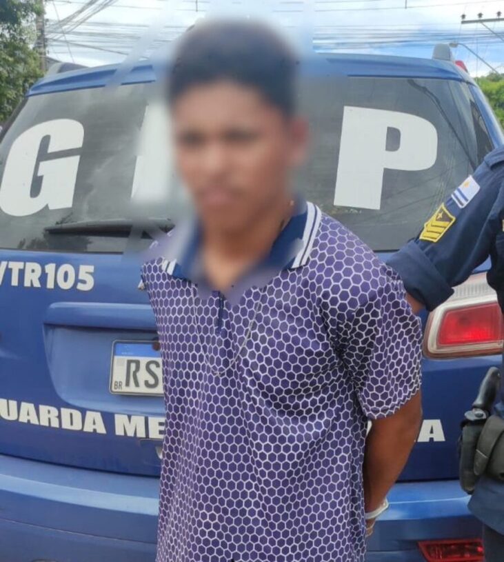 Criminoso é preso em flagrante no setor Santa Fé, região sul de Palmas, após roubar aparelho celular do IBGE