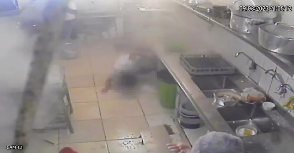 [VÍDEO] Panela de pressão explode e cozinheira morre em uma churrascaria de São Paulo