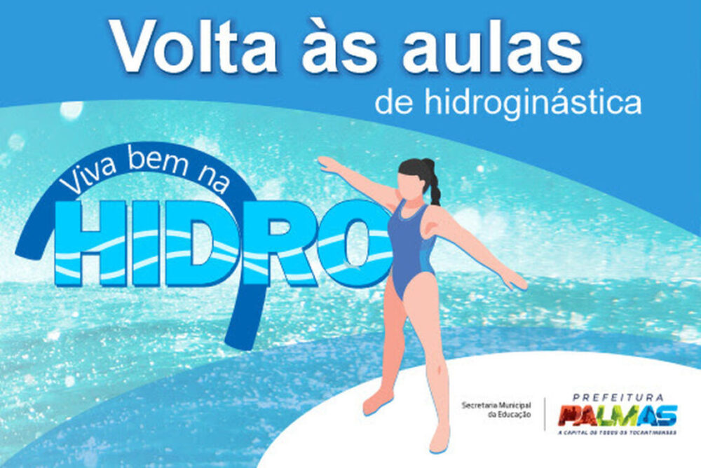 Projeto ‘Viva Bem na Hidro’ volta a ofertar aulas de hidroginástica para servidores da educação de Palmas