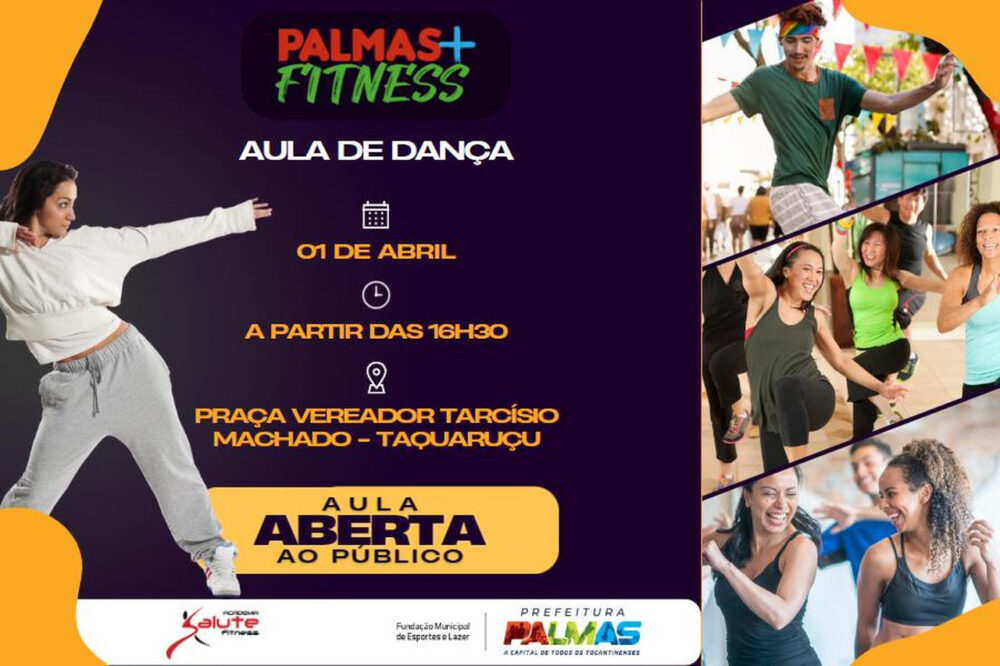 Taquaruçu recebe edição do projeto Palmas +Fitness neste sábado