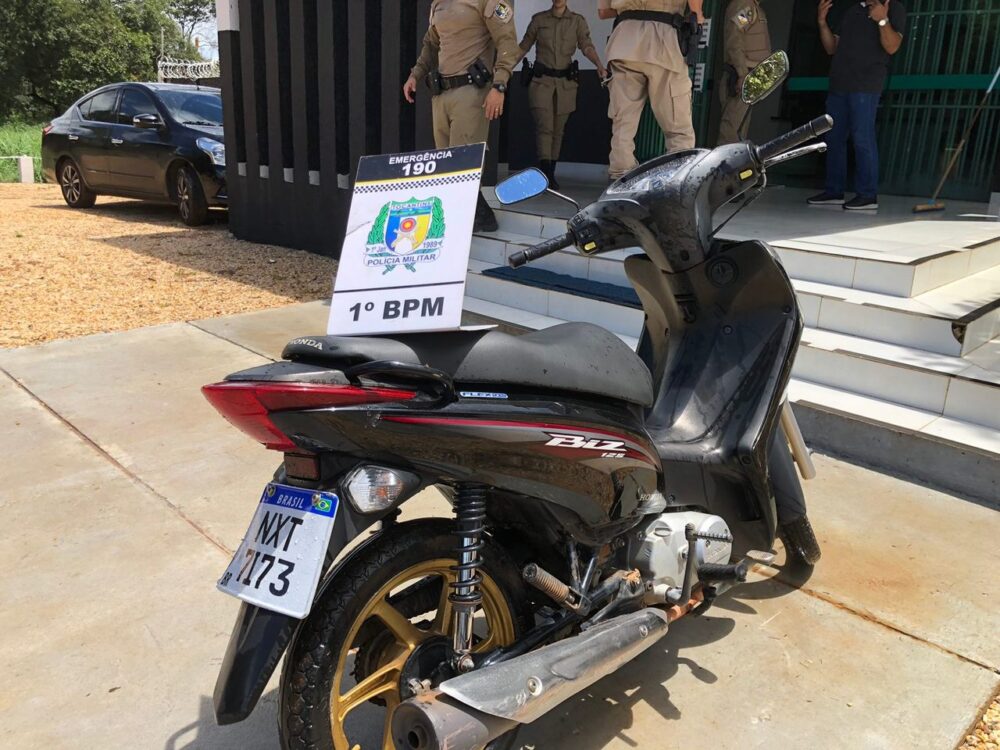 Adolescente é apreendido pela PM conduzindo moto com sinais identificadores adulterados em Palmas