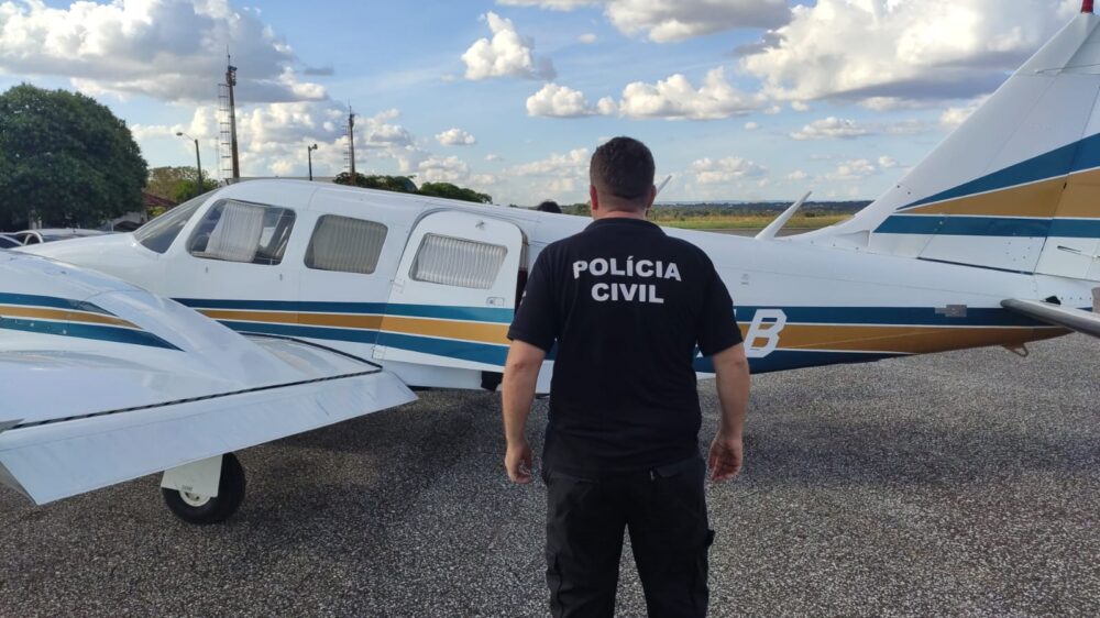 Após ser apreendida com mais de 200kg de drogas, aeronave é empossada para ser utilizada pela Polícia Civil no combate à criminalidade