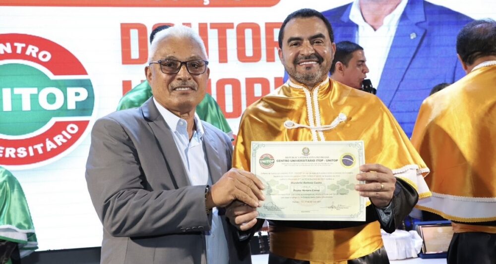 Reconhecimento: Governador Wanderlei Barbosa recebe título de Doutor Honoris Causa por serviços prestados em prol da educação e desenvolvimento da ciência no Tocantins