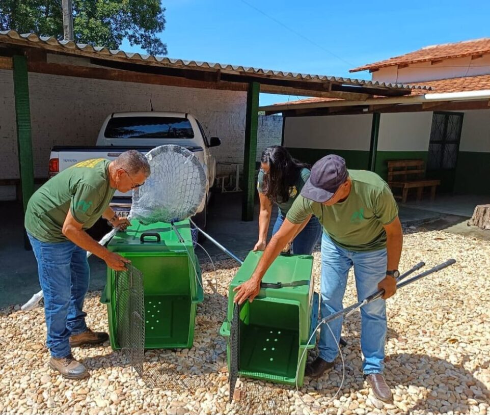 Centro de Fauna inicia distribuição de equipamentos para manejo de animais silvestres no Tocantins