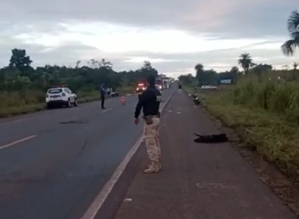 Grave acidente na BR-153, em Araguaína, mata motociclista de 25 anos