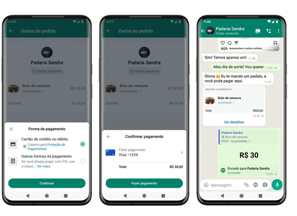 WhatsApp inicia pagamentos a empresas dentro do app; veja como fazer