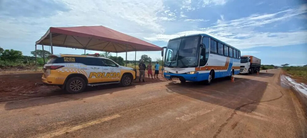 Suspeito de participar do ataque em Confresa-MT é preso pela PM dentro de ônibus em rodovia do Tocantins
