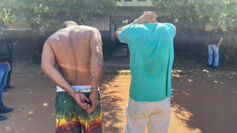 Operação Hórus: dois homens são presos por tráfico de drogas e posse ilegal de arma de fogo no interior do Tocantins