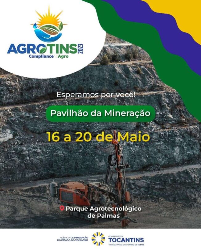 Agrotins 2023: palestras no Pavilhão da Mineração trará temas do setor minerário para visitantes