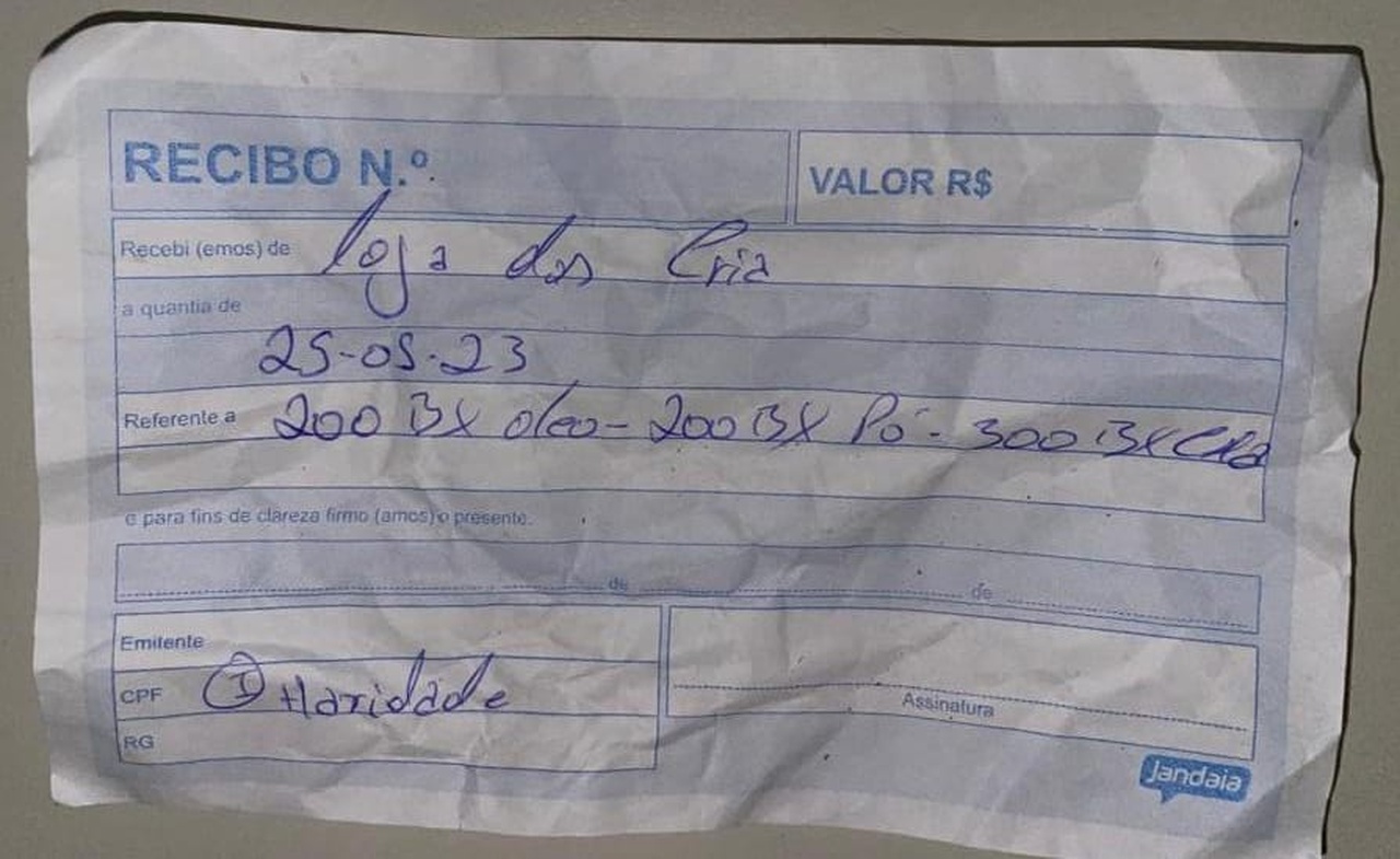 ‘’Loja dos cria’’: Com direito a recibo de pagamento, traficante preso pelo 6º BPM mantia comércio ativo de drogas em Palmas
