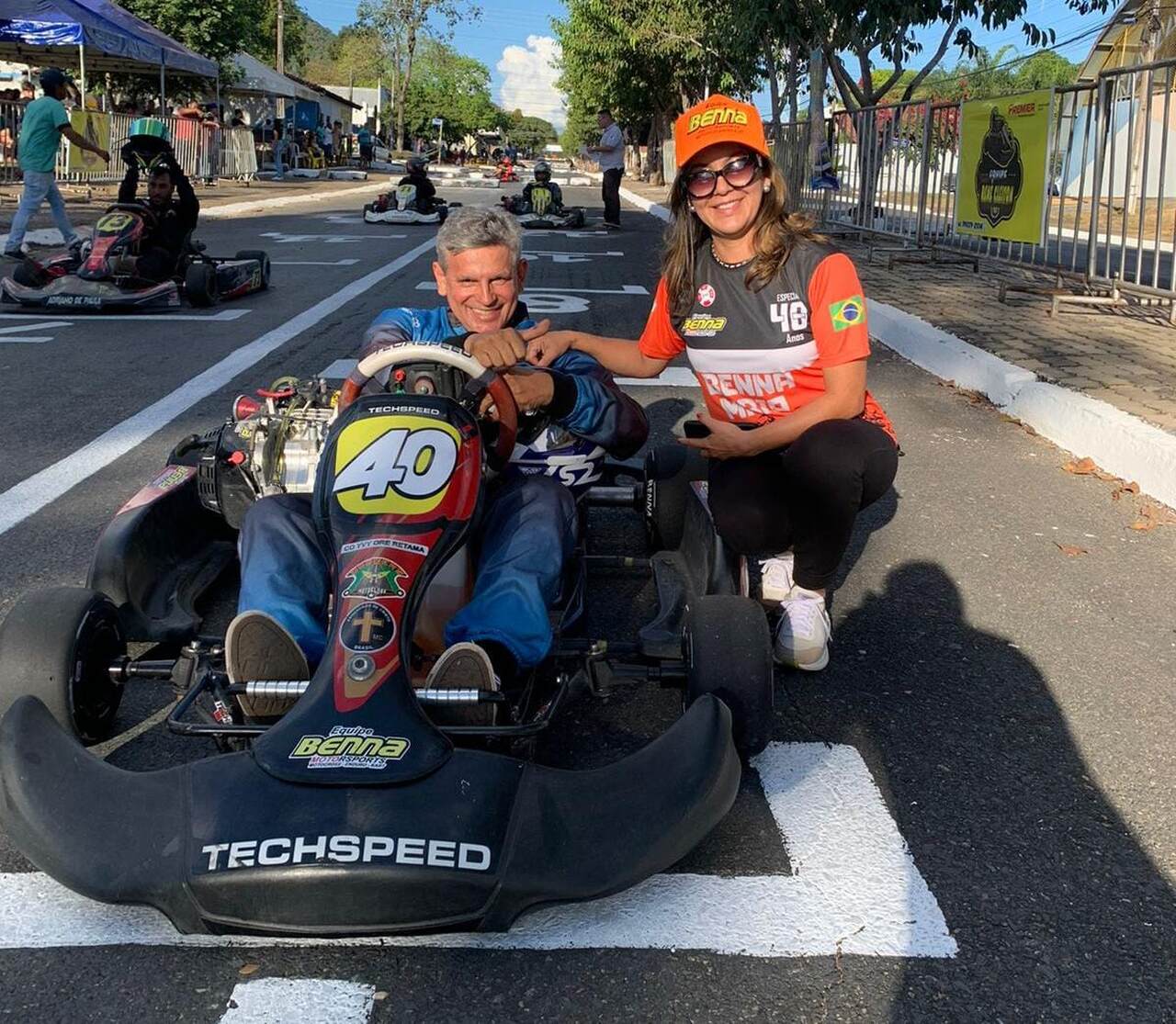 Vereador de Palmas, Benna Maia participa da 3ª etapa de Kart realizada em Lajeado