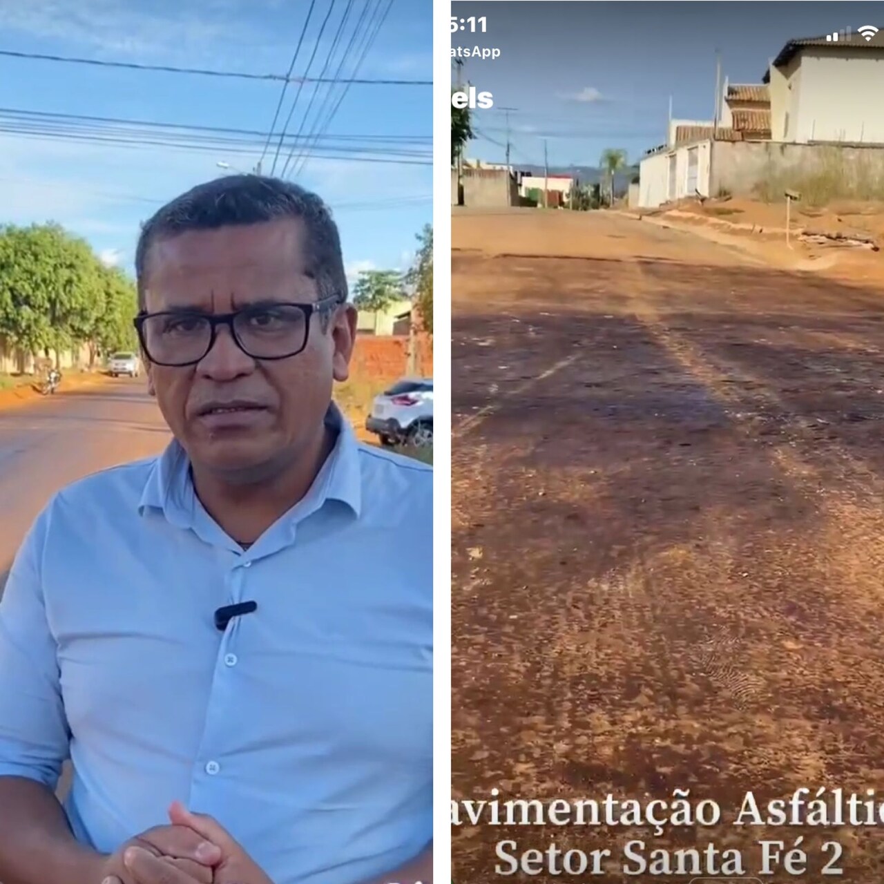 Vereador Sgt. Júnior Brasão tem requerimento atendido e a pavimentação asfáltica do Santa Fé 2, na região Sul de Palmas, está sendo realizada; VEJA