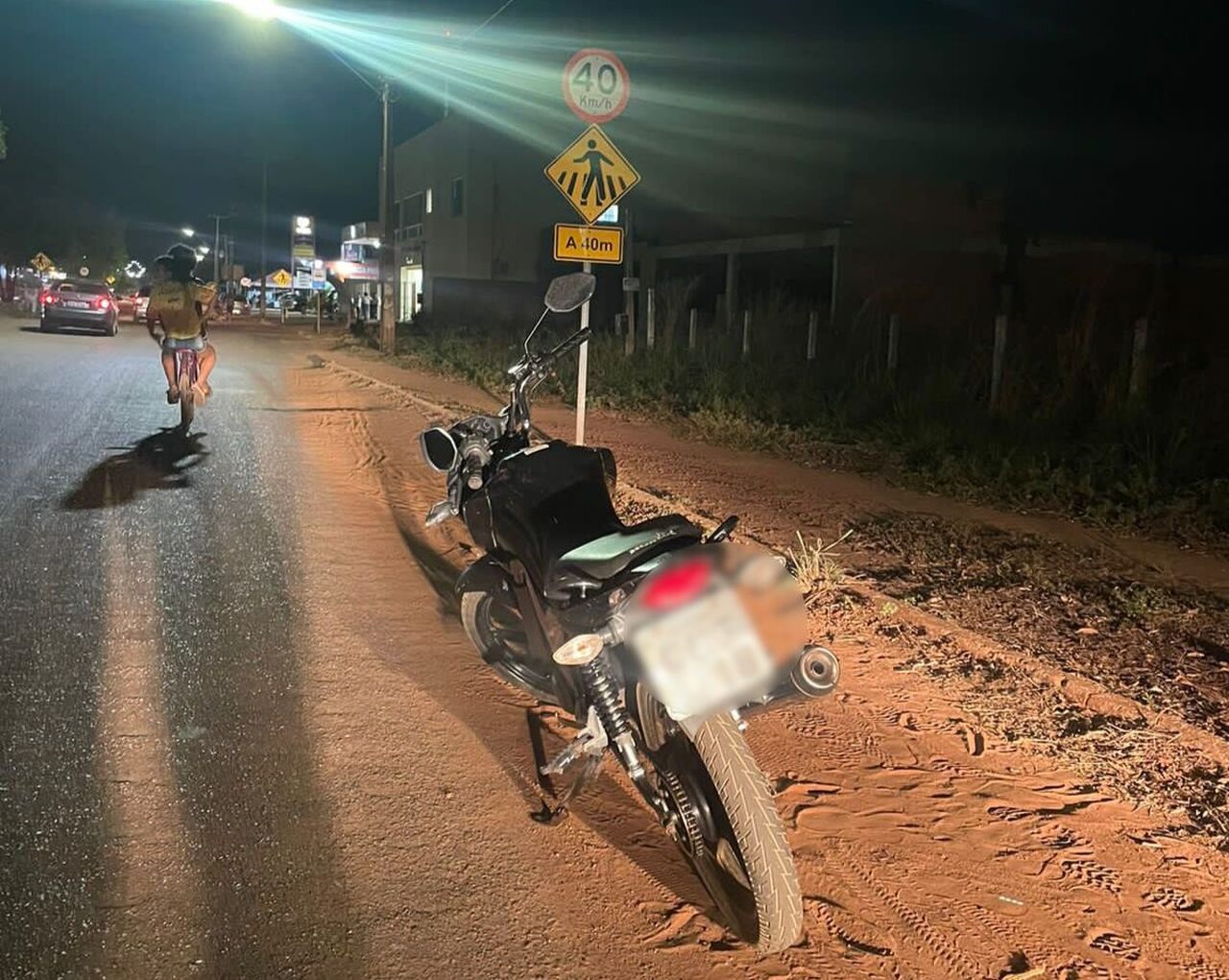Militares do 6° Batalhão prendem suspeito de receptação e recuperam motocicleta roubada em Palmas - Foto: PMTO