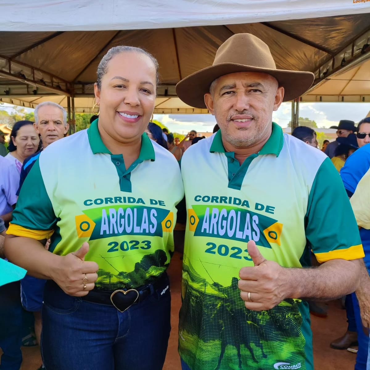 Deputado Cleiton Cardoso prestigia a Corrida de Argolas, em Figueirópolis do Tocantins