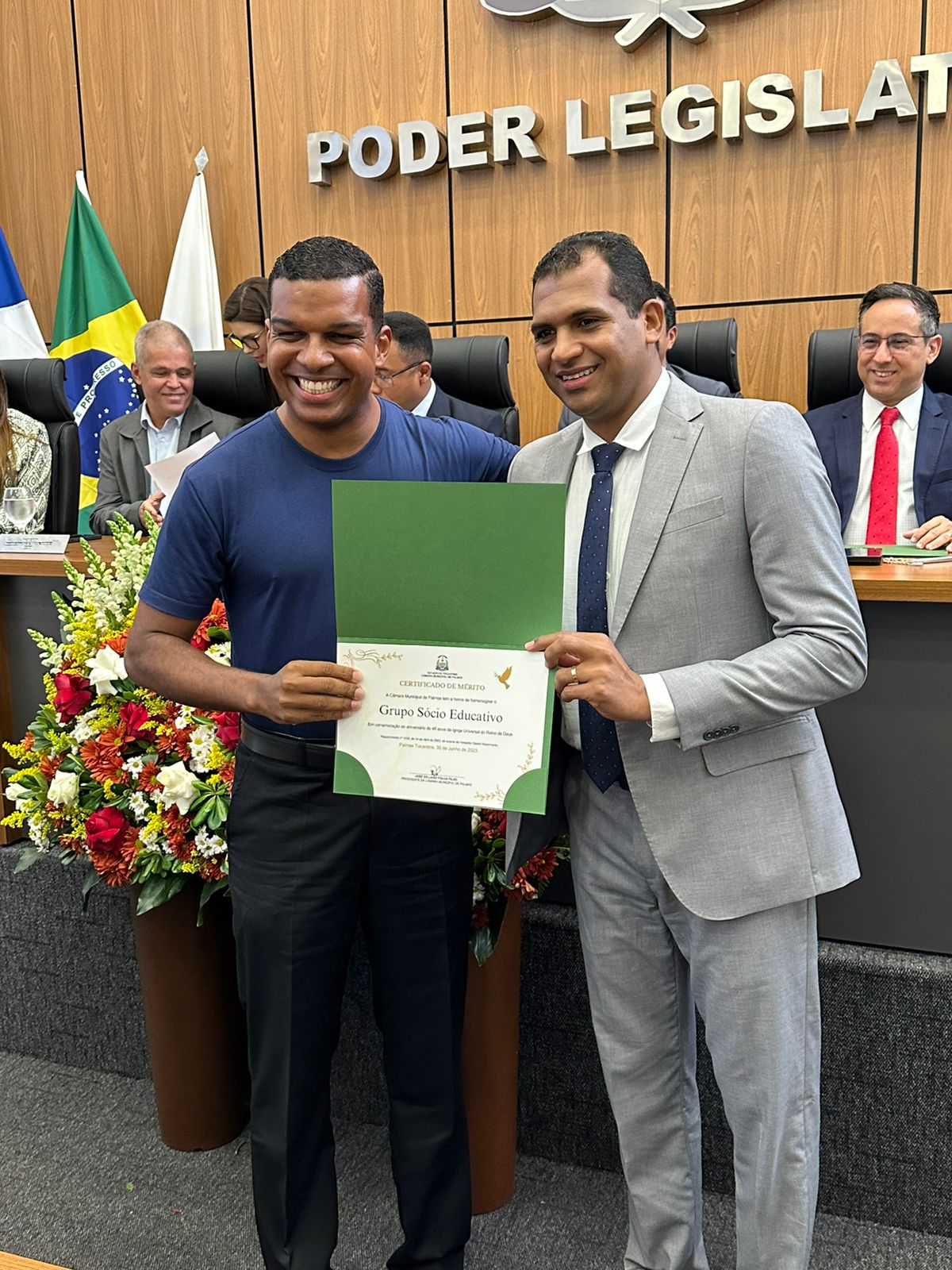 Vereador Nego prestigia cerimônia em comemoração aos 46 anos da Igreja Universal do Reino de Deus em Palmas