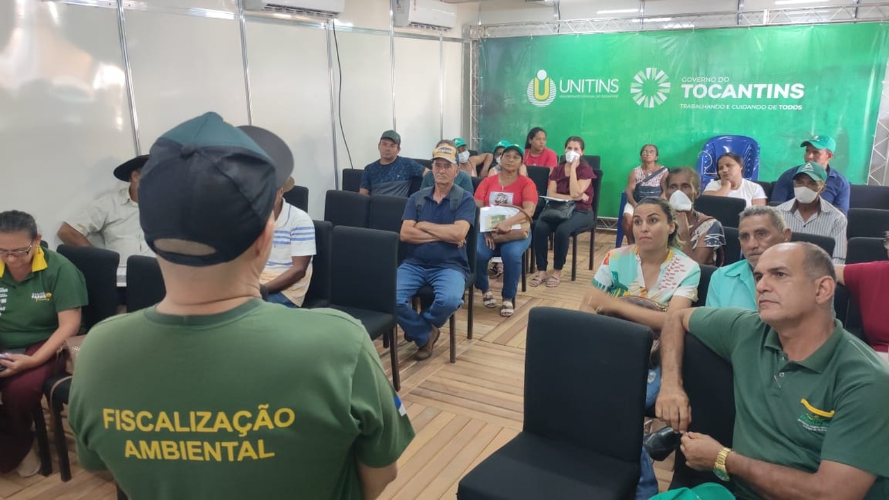 Naturatins leva palestra sobre pesca ao público da Expobrasil em Paraíso do Tocantins