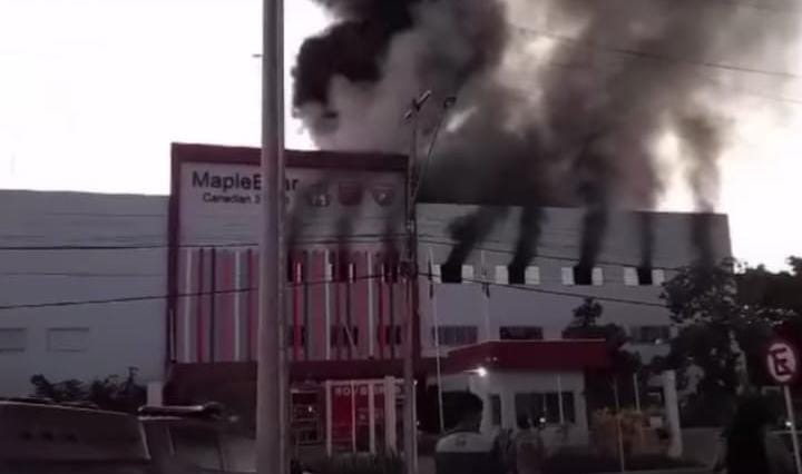 VÍDEO: Incêndio atinge escola de idiomas no centro de Palmas; veja detalhes