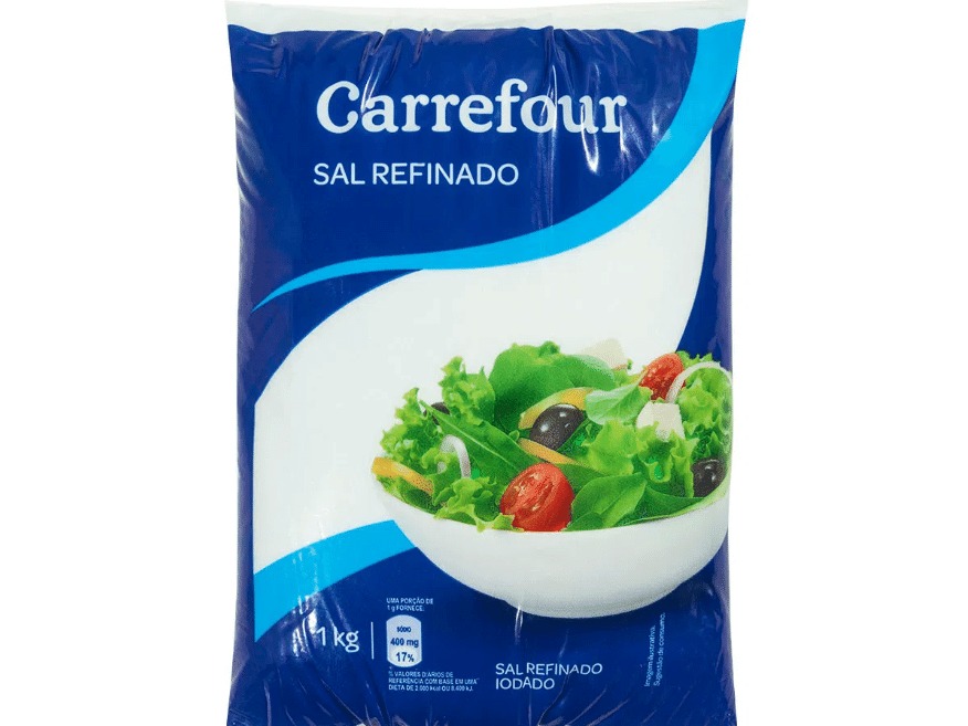 Anvisa proíbe comercialização de lote de sal da marca Carrefour