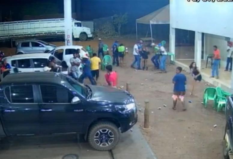 VÍDEO: Homem de 24 anos é morto a tiros durante briga em posto de combustível em Conceição do Tocantins
