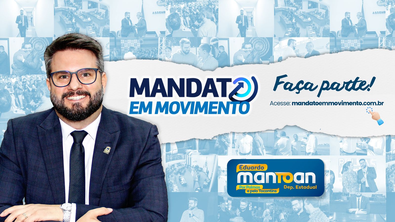 Mandato em movimento: em iniciativa inédita, deputado Mantoan pretende ouvir os tocantinenses