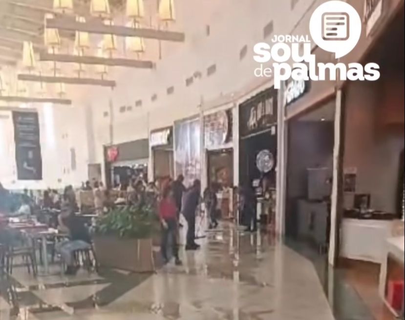 [VÍDEO] Cozinha de um restaurante do Shopping Capim Dourado, em Palmas, é atingida por princípio de incêndio