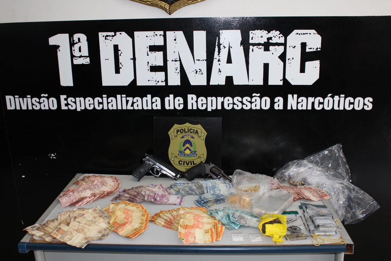 Ponto de venda de drogas disfarçado de lanchonete é desarticulado pela polícia na regiões norte de Palmas
