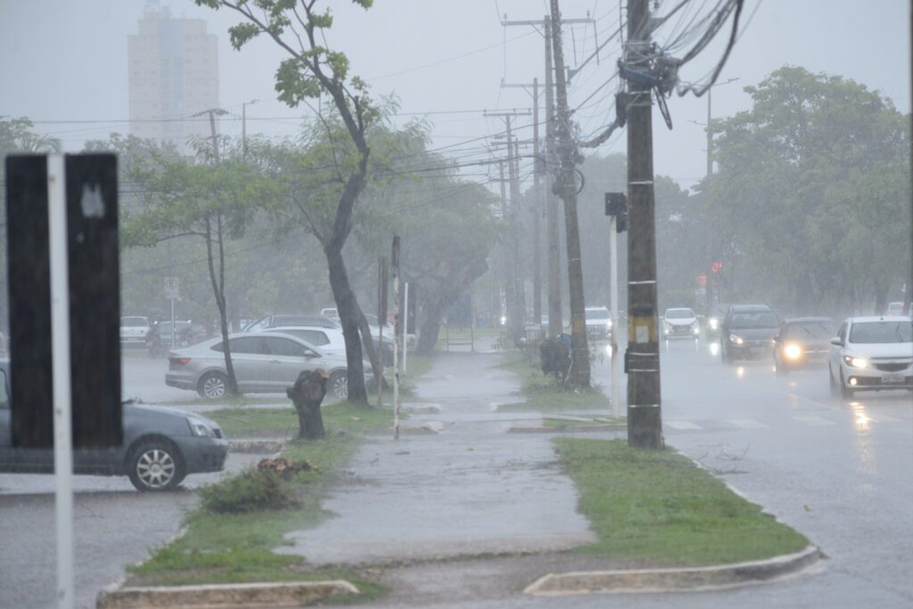 Palmas está entre as cidades do Tocantins que receberam alerta de tempestade do Instituto Nacional de Meteorologia