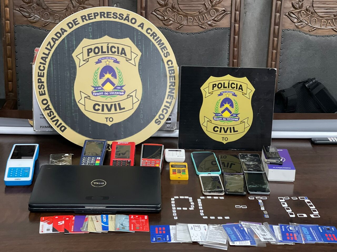 16 mandados são cumpridos em São Paulo durante investigação de associações criminosas especializadas em golpes virtuais que fizeram vítimas no Tocantins