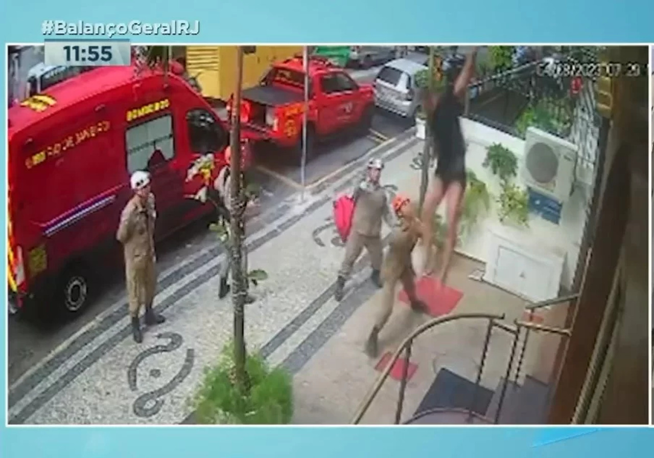 Veja vídeo que mostra Sidney Sampaio se jogando da janela de hotel