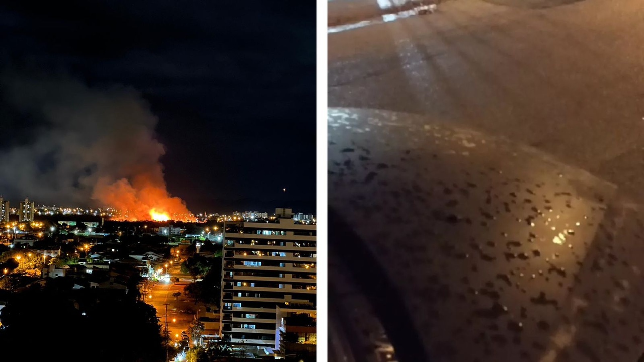 Noite de segunda-feira é marcada por incêndio na região norte e chuva na região sul de Palmas; houve até apagão. Saiba mais