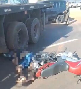 AGORA: Motociclista de 26 anos morre após colidir com caminhão na ARSE 75, em Palmas