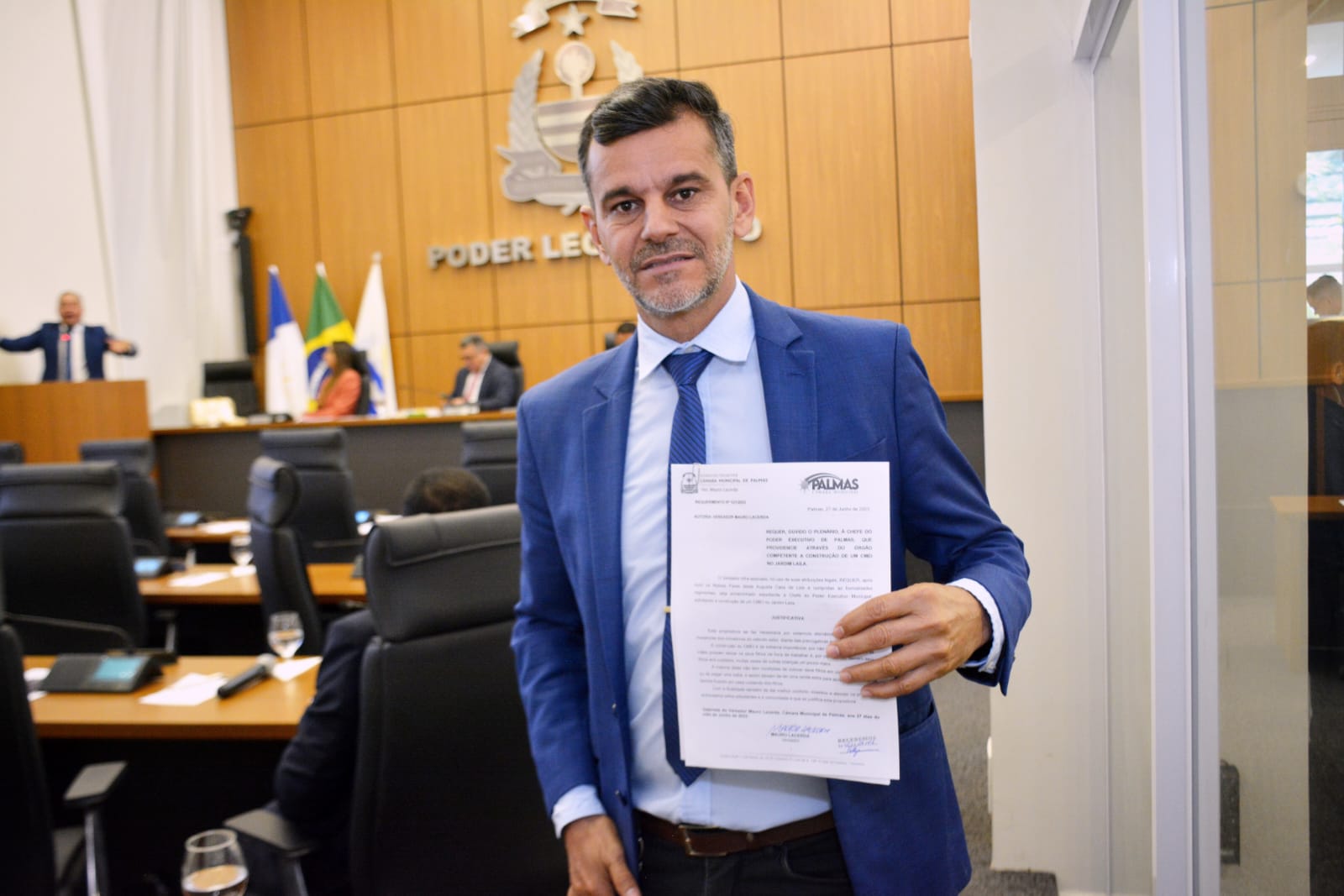 Câmara aprova requerimento do vereador Mauro Lacerda que solicita a construção de campo de futebol na Quadra 605 Norte