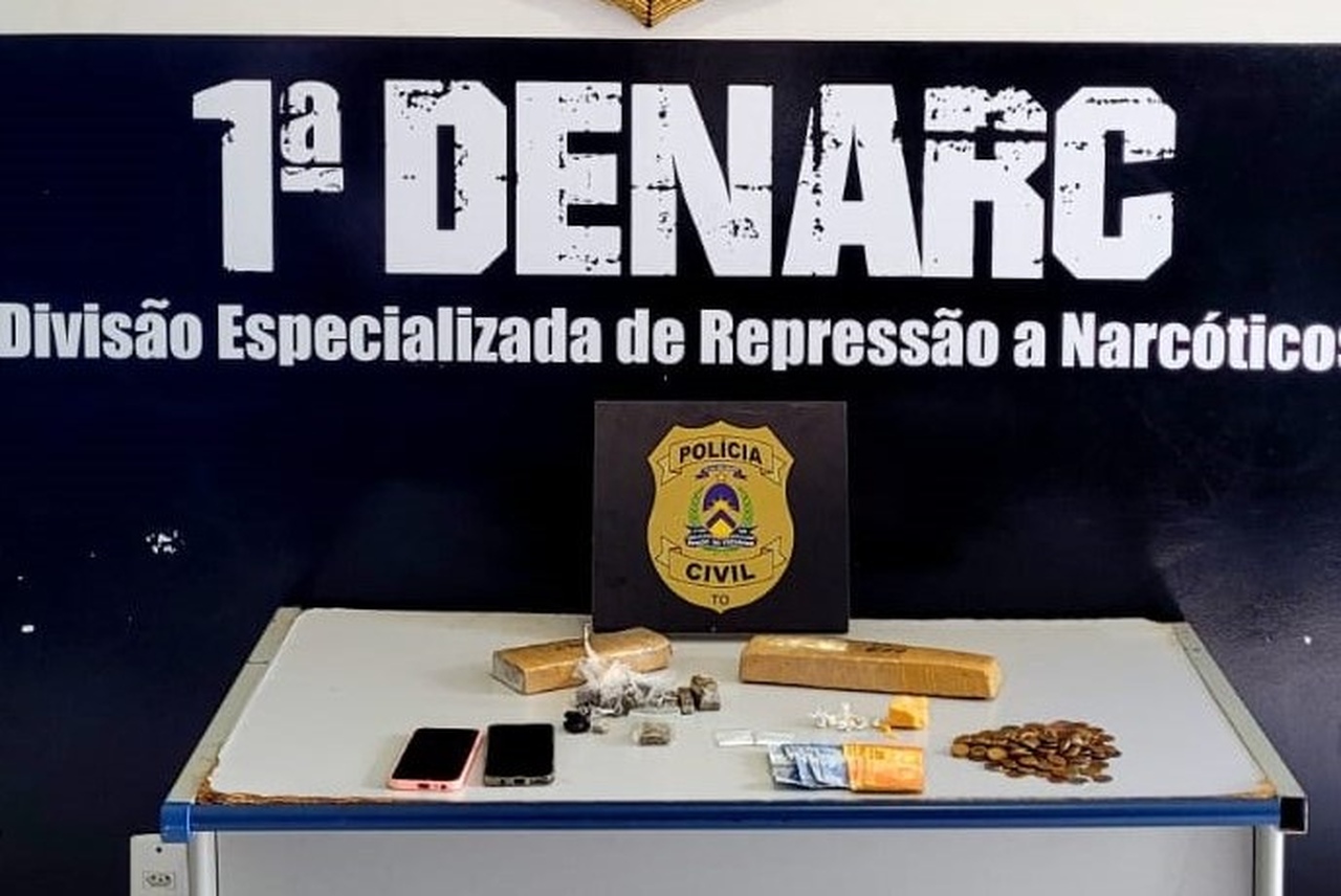 Polícia desarticula pontos de venda de drogas e prende homem por tráfico no Jardim Taquari, em Palmas