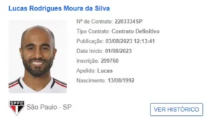 Futebol: Lucas Moura pode reestrear pelo São Paulo já neste domingo