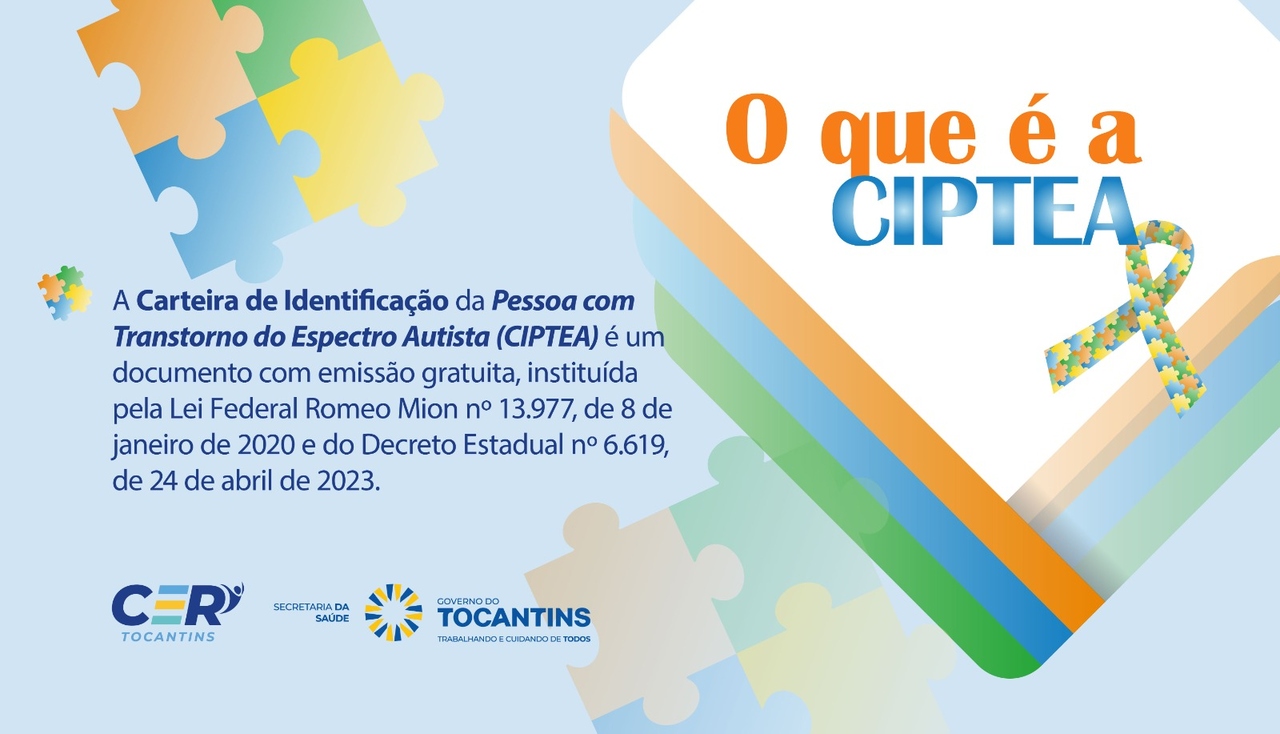 Inclusão: Carteira de Identificação da Pessoa com Transtorno do Espectro Autista é lançada pelo Governo do Tocantins