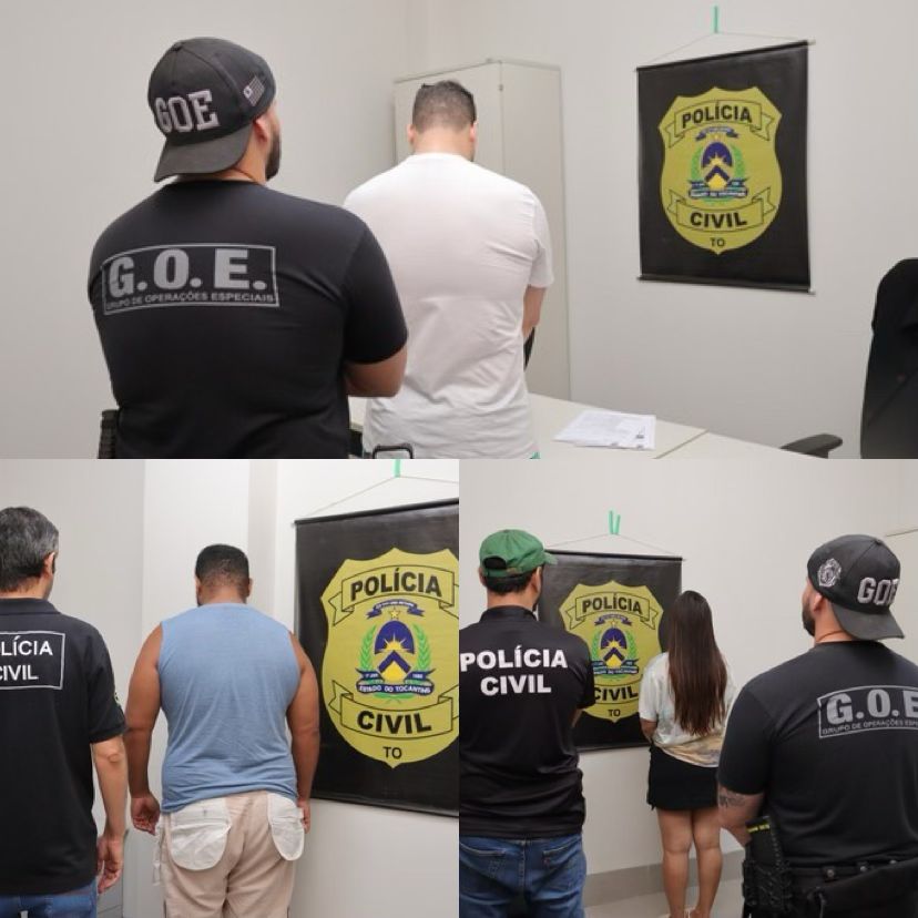 [VÍDEO] Polícia Civil de SP e do TO prendem três pessoas investigadas por integrar organização criminosa especializada em estelionato em Palmas