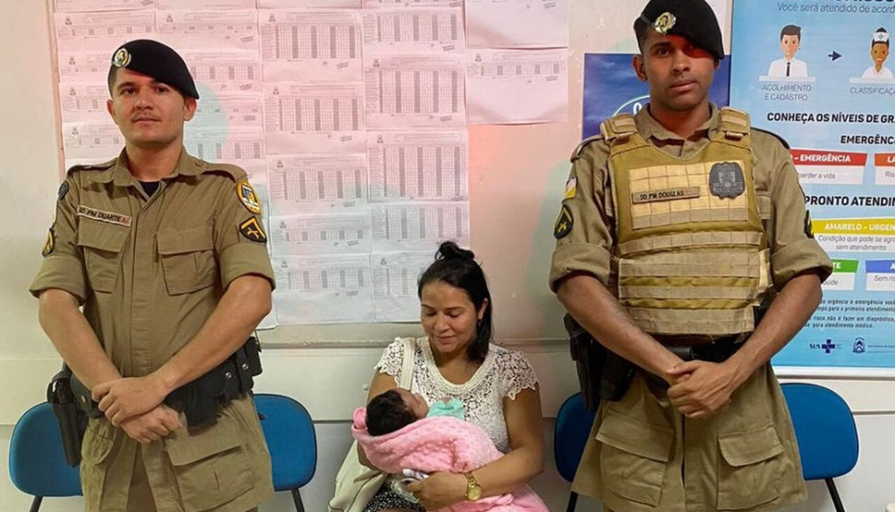 Policiais salvam bebê engasgada com leite materno em Pedro Afonso