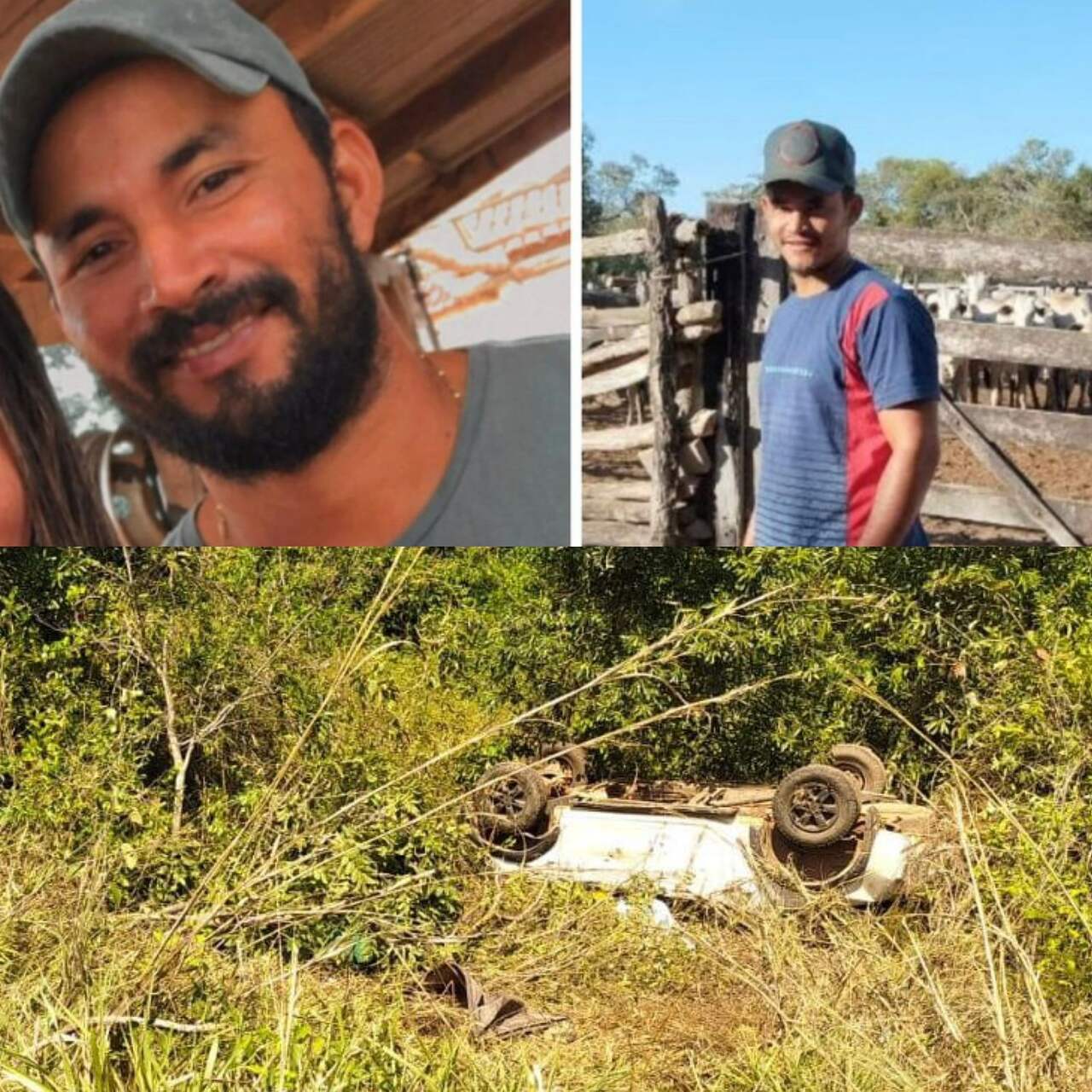 Capotamento na BR-242, próximo a Formoso do Araguaia, mata dois irmãos