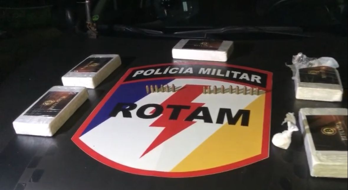 Abordagem da PMTO, em Palmas, culmina em estelionatário e traficante presos e apreensão de drogas e CNH's falsas
