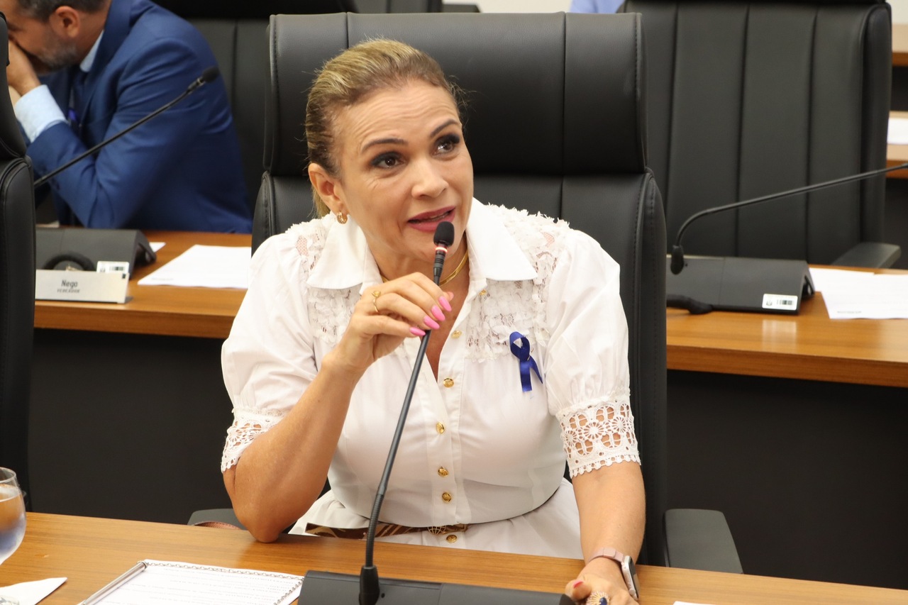 Vereadora Laudecy Coimbra aponta contradição na viagem e projetos da prefeita Cinthia Ribeiro durante sessão na Câmara de Palmas