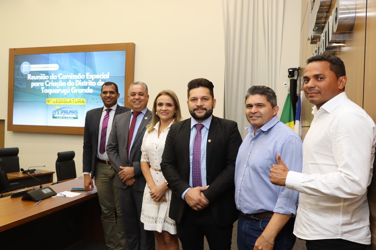 Comissão formada! Câmara Municipal inicia processo para criação do Distrito de Taquaruçu Grande, em Palmas