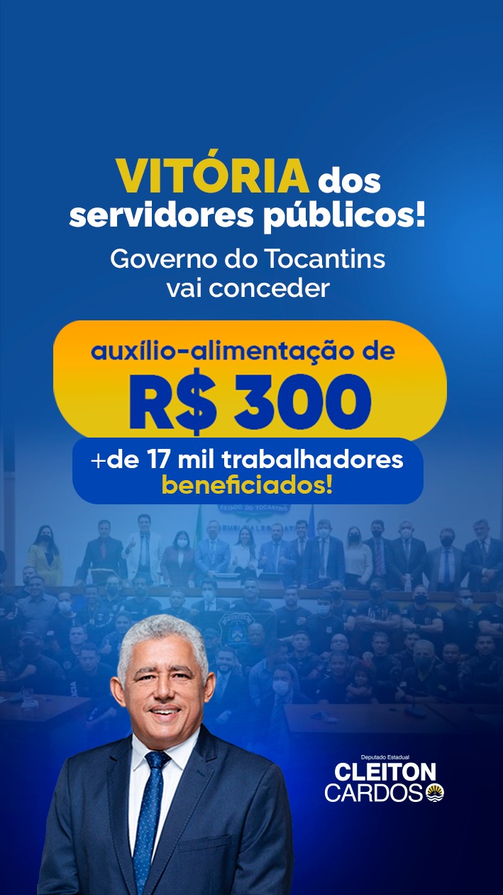 Deputado Cleiton Cardoso celebra conquistas em benefício dos servidores públicos do Tocantins