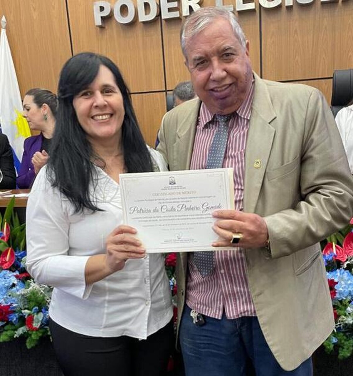 Dia do Fonoaudiólogo | Dra. Patrícia Gomide recebe homenagem do vereador Jucelino Rodrigues em Sessão Solene na Câmara de Palmas