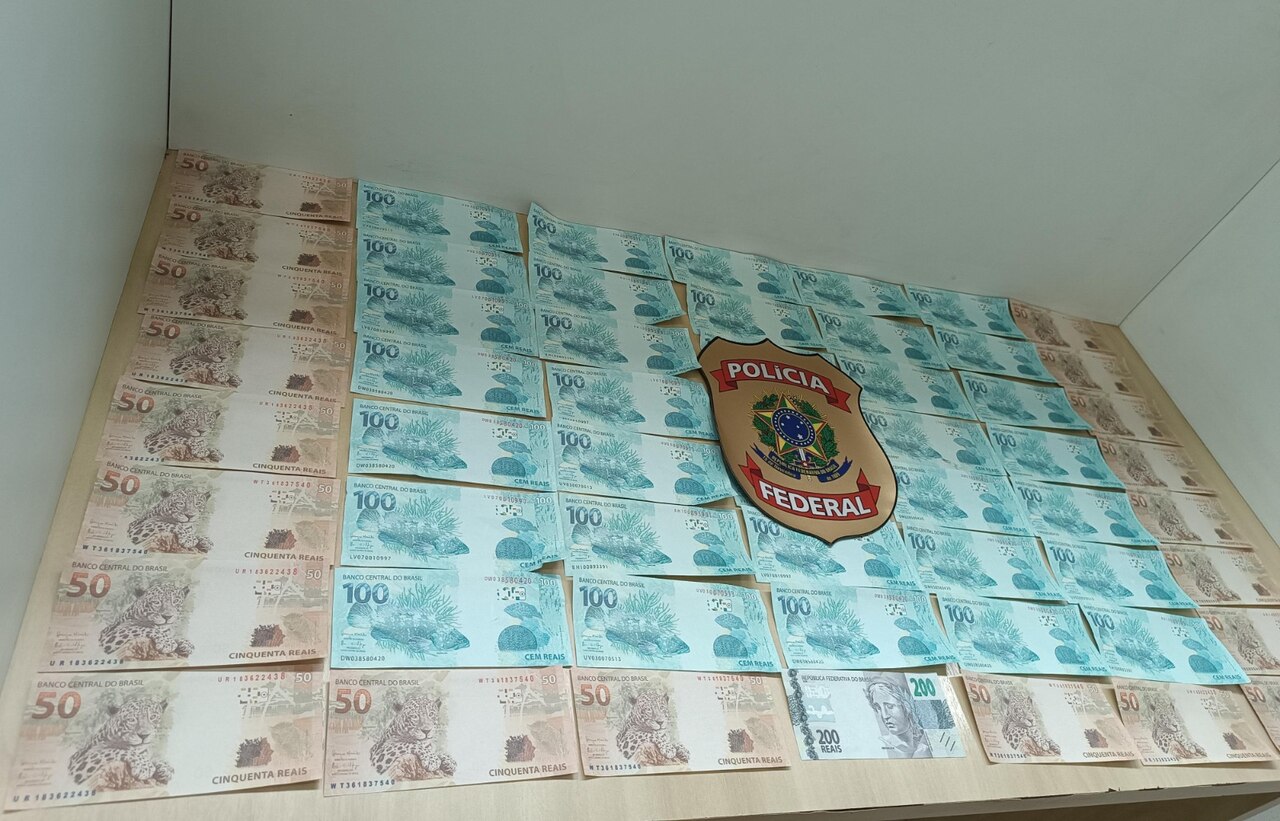 Homem é preso pela Polícia Federal com R$ 5 mil em dinheiro falso em Araguaína